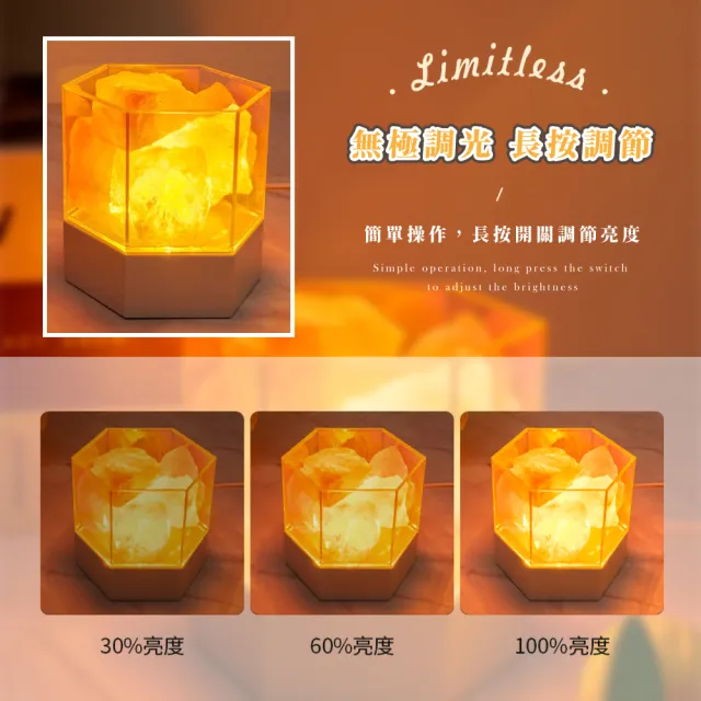 【浪漫柔光】北歐風天然鹽石香薰燈(淨化 能量 鹽燈 夜燈 香氛 精油 薰香 擴香 負離子 癒 開運擺飾 暖燈)