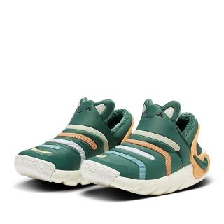 【NIKE 耐吉】DYNAMO 2 EASYON PS 小童 毛毛蟲鞋 走路 休閒鞋 綠色 小朋友(FZ1014-300)