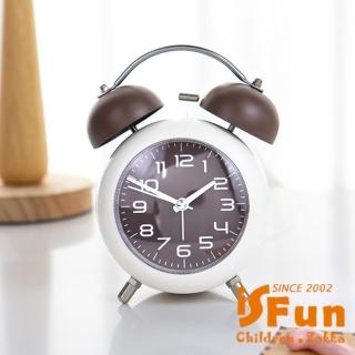 【iSFun】復古數字 超大鈴聲小夜燈數字鬧鐘(顏色可選)