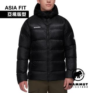 【Mammut 長毛象官方直營】Taiss Pro IN Hooded Jkt AF 專業防風防潑水羽絨外套 黑色 男款 #1013-03300