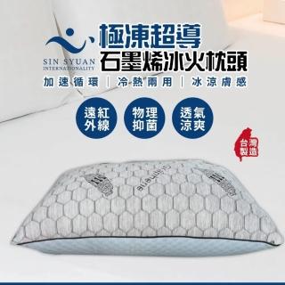 【微糖嚴選】極凍超導石墨烯冰火枕頭(1入*1入)