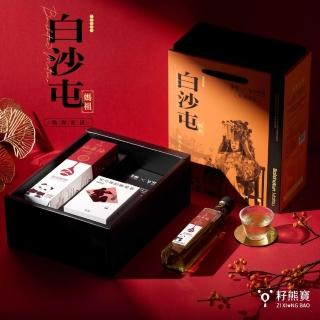 【籽熊寶茶油】白沙屯媽祖X籽熊寶{媽保安康}茶油聯名禮盒(245ml鮮果鮮榨山茶油、果川琥珀蘋果茶2g x 10包)