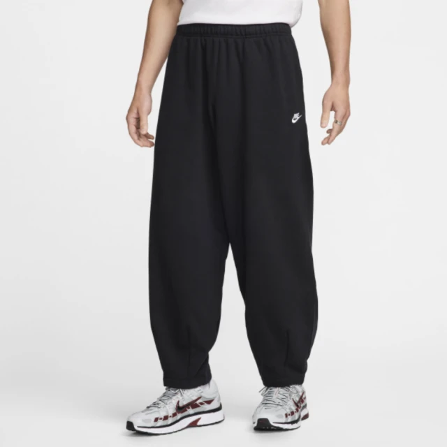 NIKE 耐吉 AS M NK CLUB FT OVERSIZED PANT 男款 長褲 運動褲 寬鬆 黑(HJ1823010)