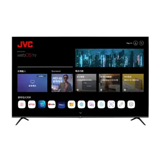 【JVC】43型 Apple認證AirPlay2 4K HDR 飛輪體感連網液晶顯示器(43TG2)