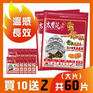 【太醫苑金牌一條根】金門一條根紅景天活力有氧溫感貼-12包共60片入(花香舒緩 / 限時特惠)