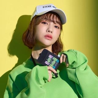 【OUTDOOR】DISNEY聯名款霓虹三眼怪系列證件票卡夾-黑色
