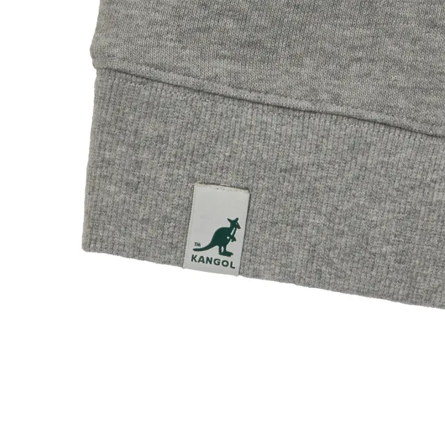 【KANGOL】袋鼠 貼繡圖騰大學T 64551005