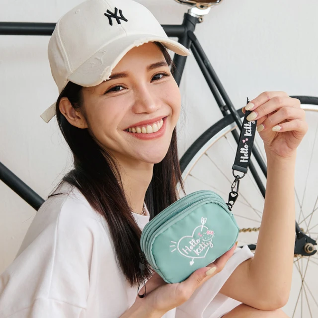 OUTDOOR Hello Kitty零錢包-黑 ODKT2