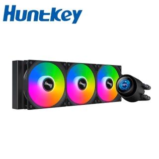 【Huntkey 航嘉】GX360R 巨齒鯊 ARGB 360 一體式水冷風扇(黑/360水冷)
