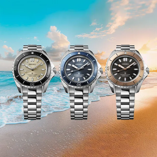 【SEIKO 精工】Prospex 度假系列 多邊形300米潛水錶 機械錶 618年中慶 推薦(SPB481J1/6R55-00J0S)