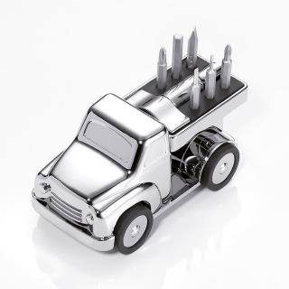 【Troika】金屬螺絲起子工具車紙鎮#附6隻小工具(桌上質感造型紙鎮 上班紓壓好夥伴)