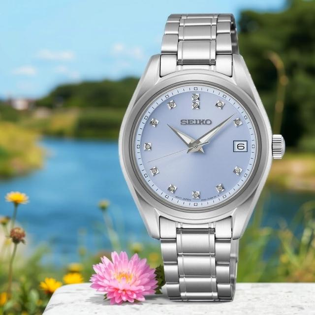 【SEIKO 精工】CS 鑽石時尚女錶-32mm 女王節 春夏推薦(SUR581P1/6N32-00A0B)