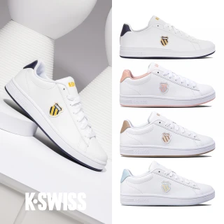 【K-SWISS】時尚運動鞋 小白鞋 Court Shield-男女-多款任選(快倉限定)