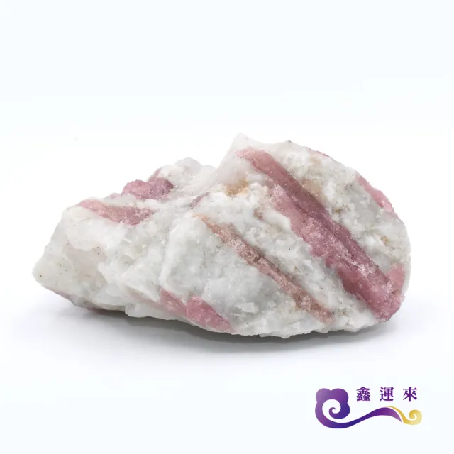 【鑫運來】◎紅碧璽共生原礦(形狀重量隨機出貨)