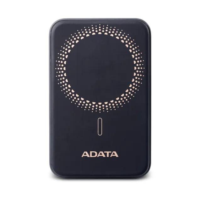 【ADATA 威剛】R100 Magnetic 10000mAh 磁吸式 PD/QC 20W高效快充行動電源(黑)