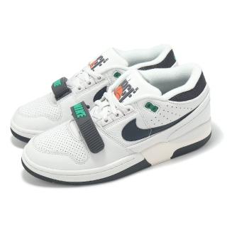 【NIKE 耐吉】休閒鞋 AAF88 男鞋 白 黑 綠 魔鬼氈 復古 皮革(DZ4627-001)