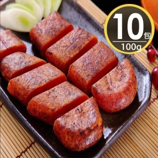 【華得水產】碳烤一口吃野生烏魚子10包(100g/包)
