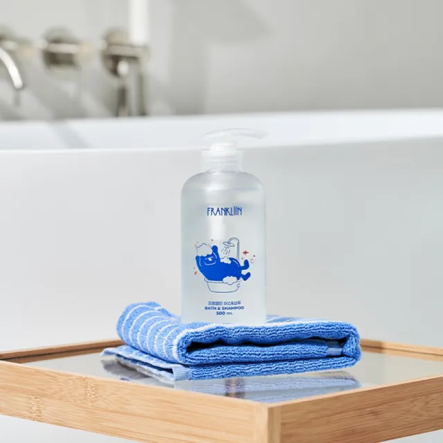【Poled】總代理｜FRANKLiiN 寶寶無添加2in1沐浴洗髮露 500ml