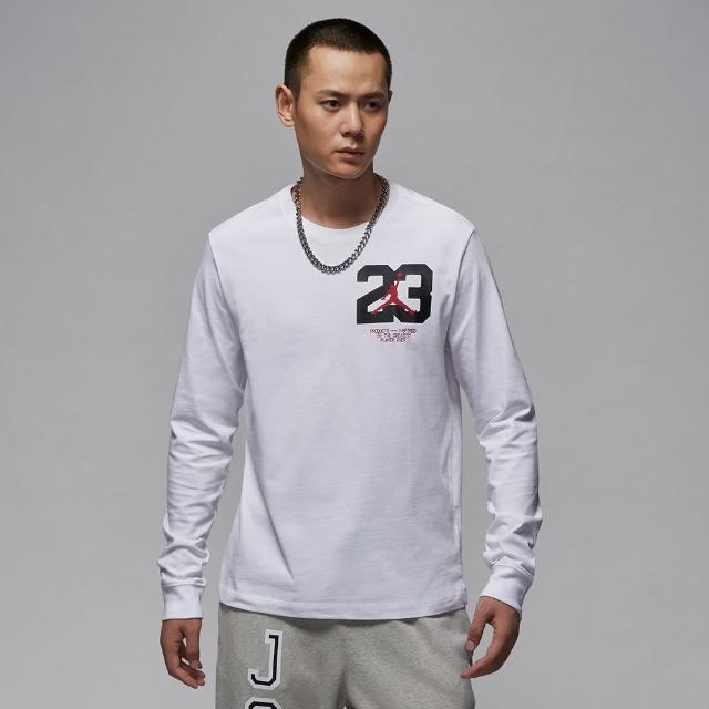 【NIKE 耐吉】AS M J SPRT 23 LS CREW 男款 長袖上衣 運動 喬丹 白(FZ1982100)