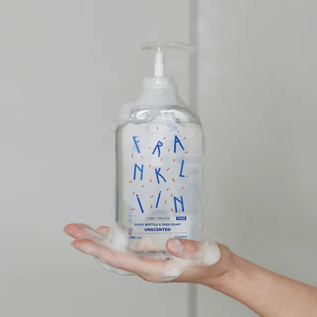 【Poled】總代理｜FRANKLiiN 純素Vegan蔬果奶瓶清潔劑 500ml