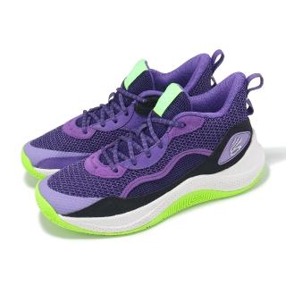 【UNDER ARMOUR】籃球鞋 Curry 3Z 24 SDE 男鞋 紫 綠 緩震 子系列 UA(3028191501)