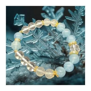 【鉑金典藏】能量海藍寶手珠 直播限定