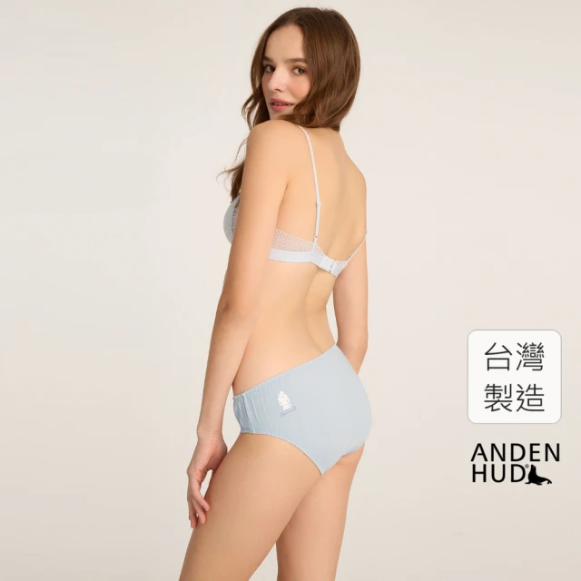 Anden Hud 大耳狗喜拿系列．花苞中腰三角內褲(天空藍-捲耳朵)