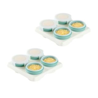 【2angels】矽膠副食品儲存杯60ml 2件組(副食品盒 製冰盒 冰磚盒 副食品餐具 副食品分裝 零食盒)