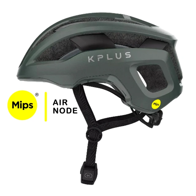 KPLUS 單車安全帽公路競速系列 可拆洗Mips Air Node系統ALPHA Helmet-夜幕綠