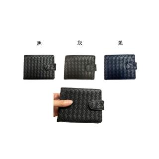 【SNOW.bagshop】短夾皮帶暗釦二折主袋暗釦蓋式(零錢袋防水防刮加長尺寸固定證夾)