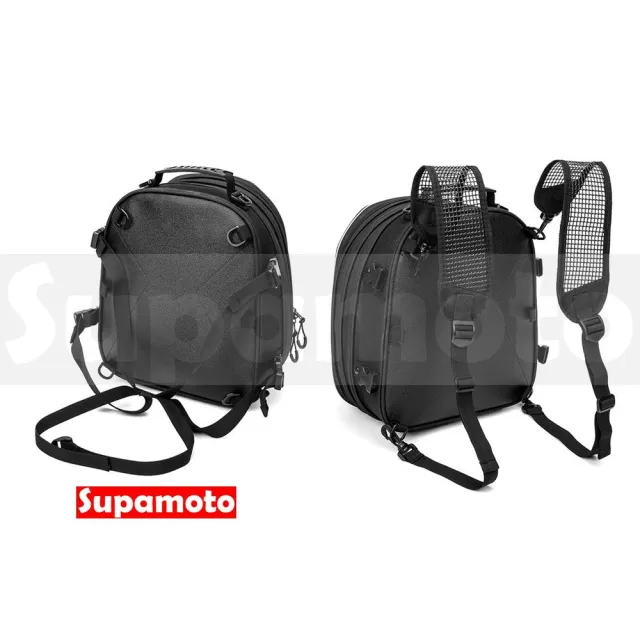 【Supamoto】DP66―硬殼車尾包(全罩安全帽可裝/卡夢碳纖維/駝峰包/後座包)