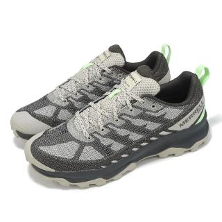 【MERRELL】戶外鞋 Speed ECO WP 男鞋 灰 綠 防水鞋面 登山 郊山 越野(ML037867)