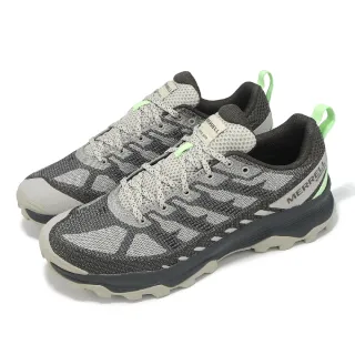 【MERRELL】戶外鞋 Speed ECO WP 男鞋 灰 綠 防水鞋面 登山 郊山 越野(ML037867)