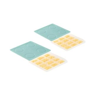【2angels】矽膠副食品製冰盒15ml 2件組(副食品分裝盒餐具 冰塊磚盒 巧克力模具)