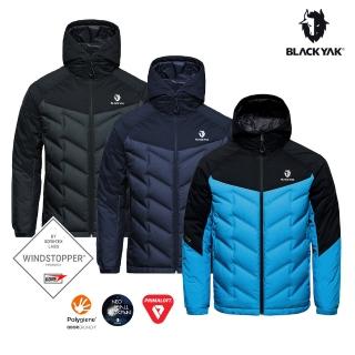 【BLACK YAK】男 ZEROSPOT WSP連帽羽絨外套[藍色/黑色]DB2MJ403(PRIMALOFT 防風 羽絨 保暖外套 男款)