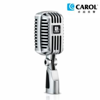 【CAROL 佳樂電子】專業舞臺用復古造型動圈式麥克風 CLM-101(★復古金屬設計/高靈敏雙音頭)
