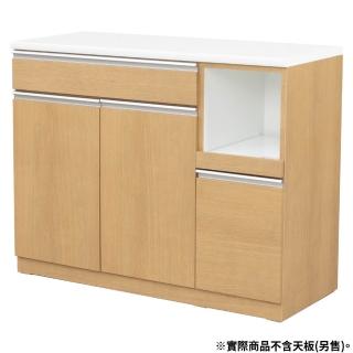 【NITORI 宜得利家居】◎ 不可單獨訂購組合式櫥櫃子件 RESUME 120TH-R LBR 下櫃(櫥櫃 上櫃 RESUME)