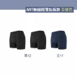 【MarCella 瑪榭】3件組-MIT-3D立體囊袋-抗菌無縫內褲(台灣製/立體囊袋/平口褲/男四角褲/透氣/快乾/抗菌)