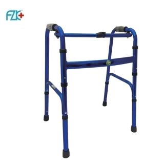 【富士康】ㄇ型全鋁輕量化扁管固定款助行器(鋁合金材質#扁圓管設計#可調高度#最高承重90公斤)