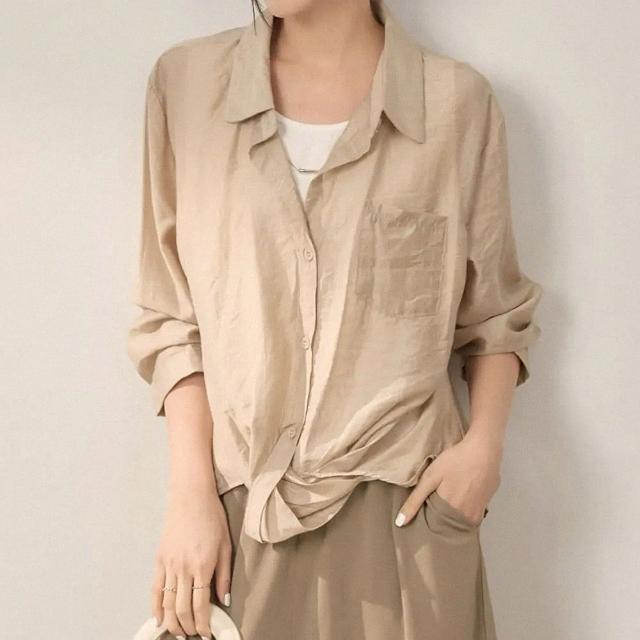 【MYDRESS】休閒假兩件不規則襯衫