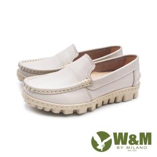 【W&M】女 輕量樂福休閒鞋 女鞋(淺米灰)