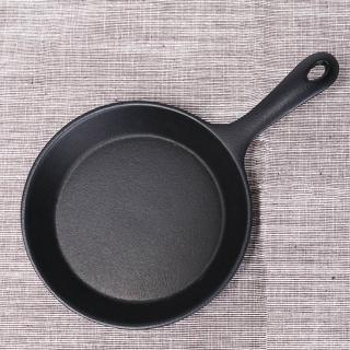 【福介商店】南部鐵器 日本鑄鐵鍋 IWACHU巖鑄單柄平底鍋小煎鍋 14cm(單柄荷蘭鍋 義式焗烤 早餐鍋)