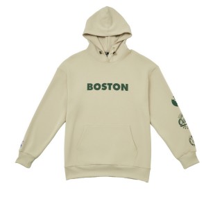 【NBA】NBA 連帽上衣 男女款 中性寬版隊伍帽T BOS 塞爾提克隊 卡其色(3455105231)