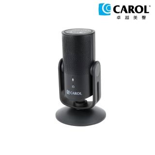 【CAROL 佳樂】直播錄音用桌上型智慧觸控麥克風 USB-100C(適用 Podcast 收音、直播、宅錄、ASMR)