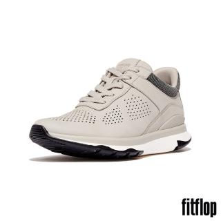 【FitFlop】VITAMIN FFX 磨砂革效能運動鞋-女(灰色)