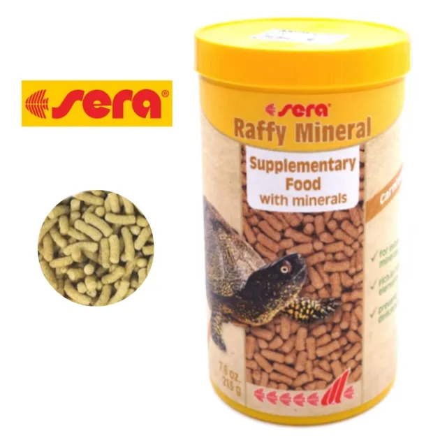 【HIKARI 高夠力】善玉菌烏龜飼料 567g+Sera 烏龜礦物質 1L守護腸胃健康成長(適用各種澤龜 兩棲爬蟲類飼料)