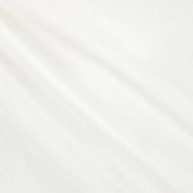 【PING】女款典雅仿貂毛紗V領長袖針織毛衣-白(GOLF/高爾夫球衫/RH24221-73)