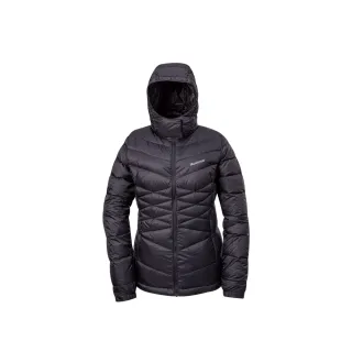 【Mountneer 山林】女800FP鵝絨外套-黑色-52J02-01(女裝/連帽外套/機車外套/休閒外套)