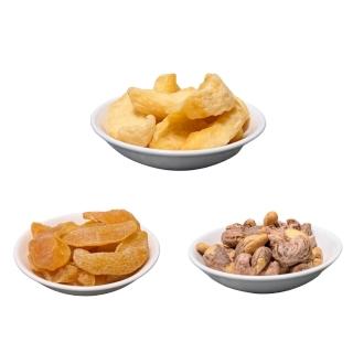 【進口】特級烘焙帶皮腰果180g/ 特選蘋果乾150g/ 特選黃金水蜜桃乾150g任選(果乾#蜜餞#無花果#棗類#堅果)