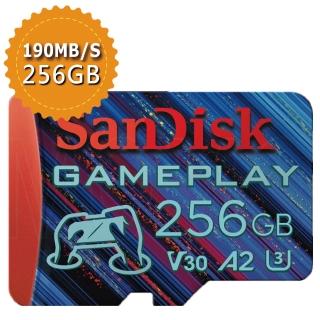 【SanDisk 晟碟】GamePlay microSD 256G 手機和掌上型遊戲記憶卡(平行輸入)